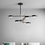 Modern Minimalist chandelier Black White chandeliers for Bedroom(WH-MI-231)
