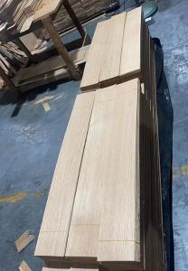Quality Europe White Oak Wood Flooring Veneer AB Grade light color 1.2 Thickness wholesale