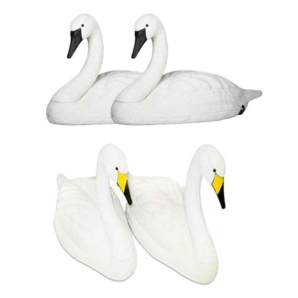 Rester Body Style Hunting Decoy Lifelike Plastic Life Size Swan Decoy for Geese