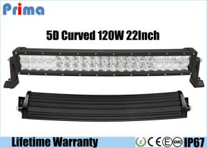 Quality 8400LM 120W 22 Inch Curved LED Light Bar IP67 Waterproof 5D Reflector Light Bar For Jeep Wranger wholesale