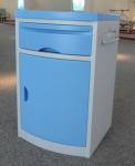 ABS Plastic Hospital Medical Bed Side Cabinet Locker With 1 Drawer