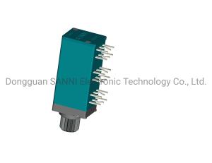 Quality Six Unit Rotary Type Potentiometer Insulated Shaft Sealed RV97P0D0 wholesale