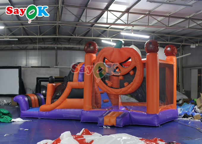Giant Inflatable Party Bouncy Castle Slide Combo Halloween Inflatable Bounce House