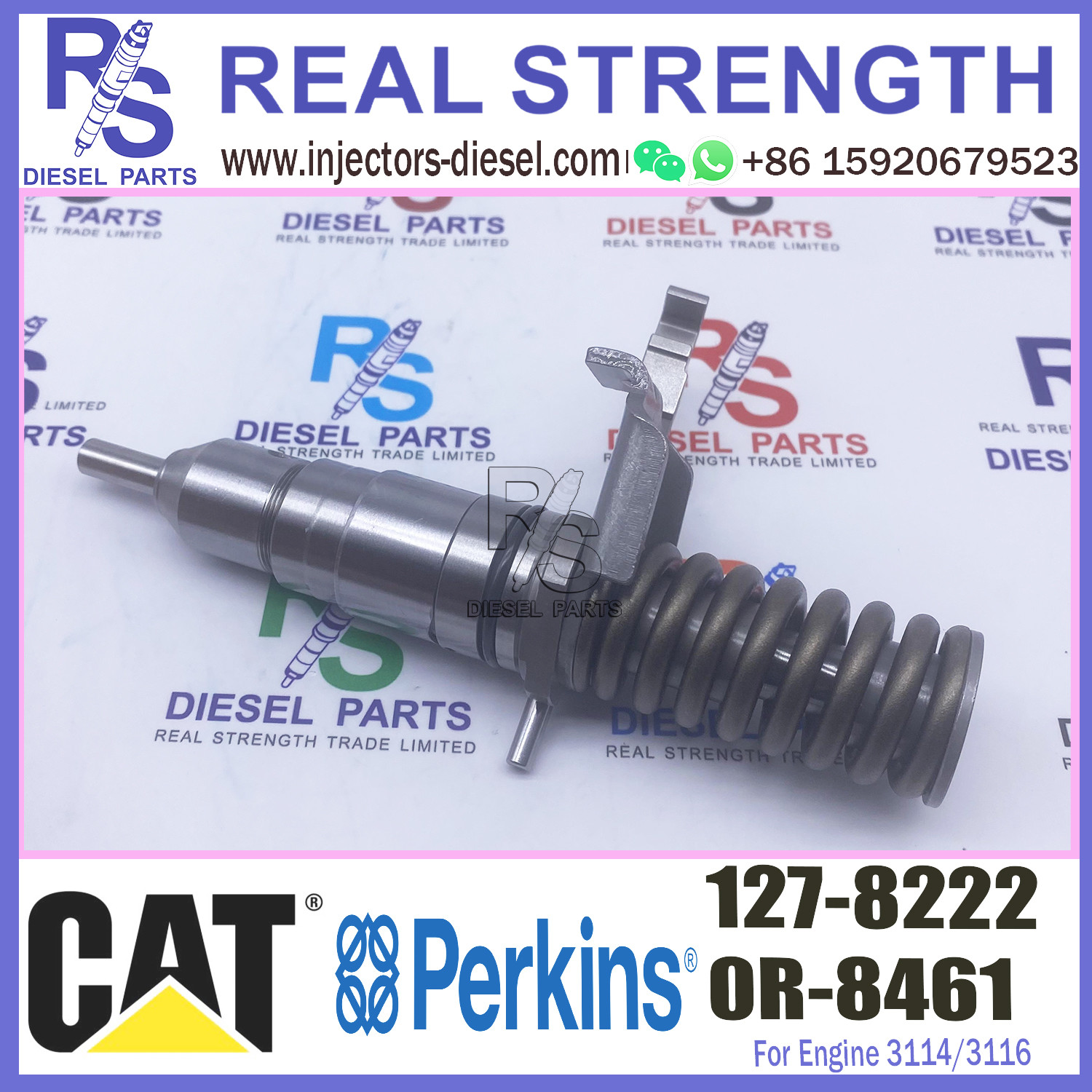1278222 127-8222 3116 Engine Parts Diesel Fuel Injector For Excavator 325 Loader 960F 950FPopular