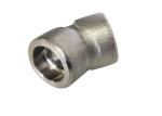 F304 45 Degree Elbow DN8 SCH160 Socket Pipe Fitting