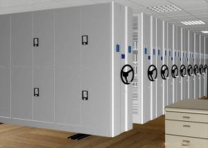 Quality Library Steel High Density Storage Cabinets , Mobile Storage Shelving Systems OEM wholesale