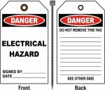 Danger Safety Tag Double Side Printing Polyester Die Cutting Lockout Tag