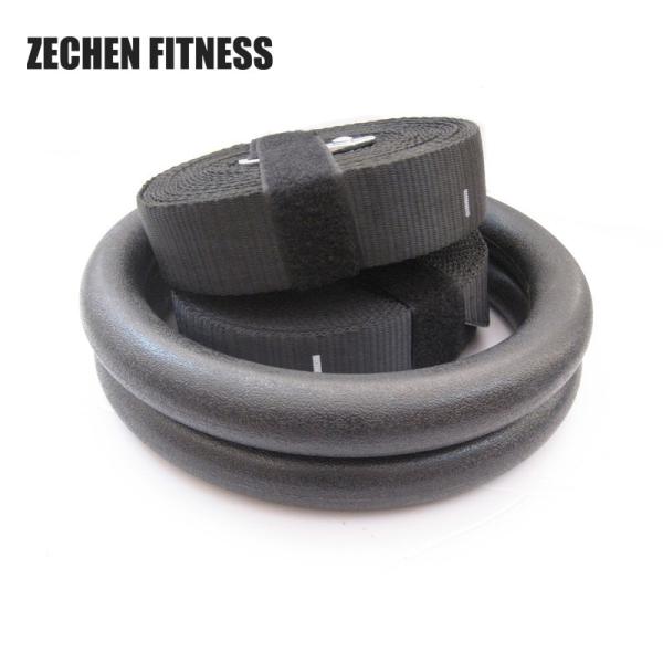 ABS 28mm Gymnastic Rings At Home Exercise Non Slip Olympic Gym For Training