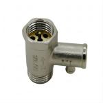 1/2 Brass Check Valve Nickel Plated Water Heater Safety