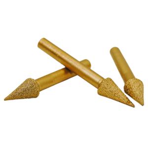 Quality High Working Efficiency Vacuum Brazed Diamond Tool Grinding Head for Stone Milling wholesale