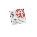 Custom Mini Hard Rigid Carton Paper Pizza Box UV Coating