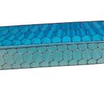 Flame Retardant Brown Eco-Friendly Rainproof PC Hollow Sheet Greenhouse