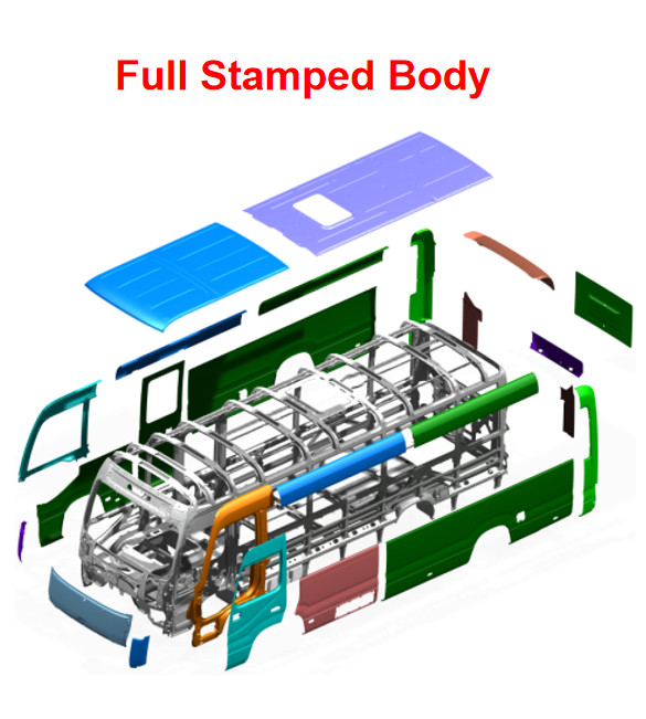 Medium Bus Assembly Line 19-Seat Coaster Assembly Factory Support CKD/SKD
