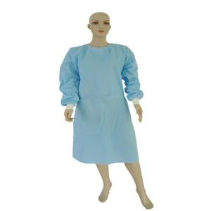 Quality Protective Isolation Knitted Cuff Disposable Surgical Gown 45gsm Xl Size wholesale