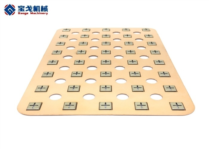 Copper Material Car Battery Terminal Connectors Busbar with Nickel Tag