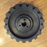 Low Noise Robot Rubber Tracks 136*45*41 Low Ground Pressure Black Color