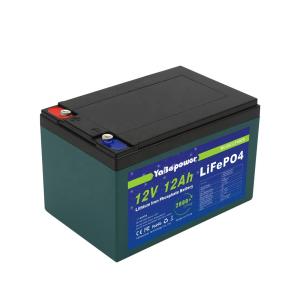Quality Yabo Battery 12V Lifepo4 Battery 12v 12ah Pack wholesale