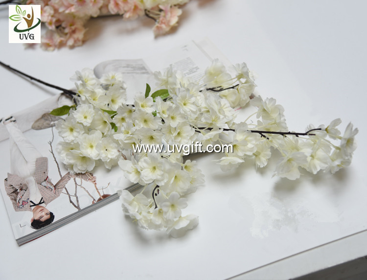 UVG china supplier silk cherry blossom tree branch decor for wedding vase use CHR167