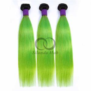 Quality #T1B/Green Straight Remy Human Hair Bundles Sew In Weave Bundles Brazilian Bundle Deals wholesale