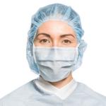 Type IIR 95% Min BFE Tie On 3 Ply Surgical Mask