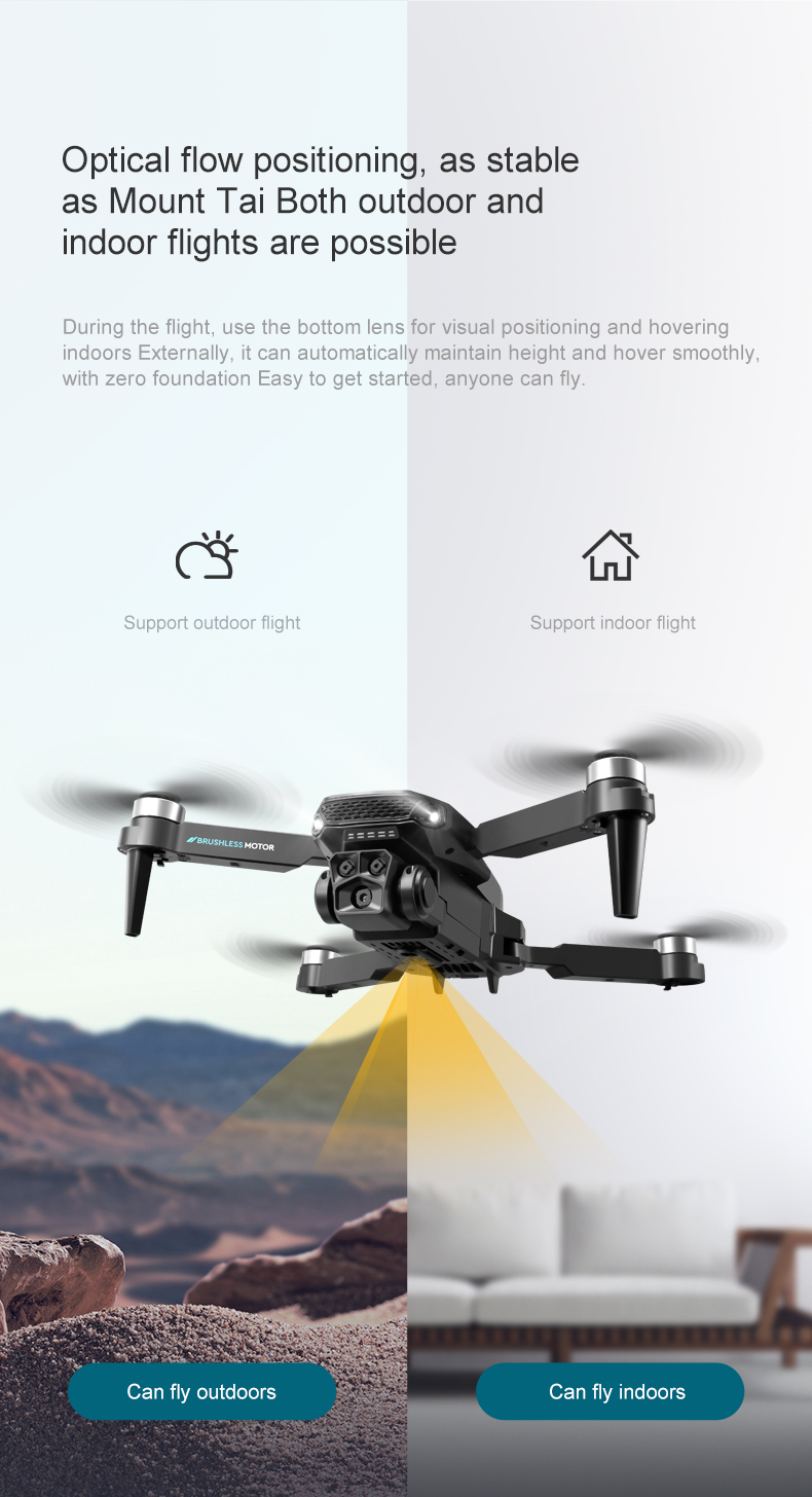 Lu900 Mini Drone 4k Dual Camera Drone With 5g Wifi Fpv Abs Remote Control Toys 100m Image Transmission Distance Yes Gyro