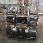 CNC Q345B Bucket Thumb Attachment 70 Ton Excavator Digging Bucket