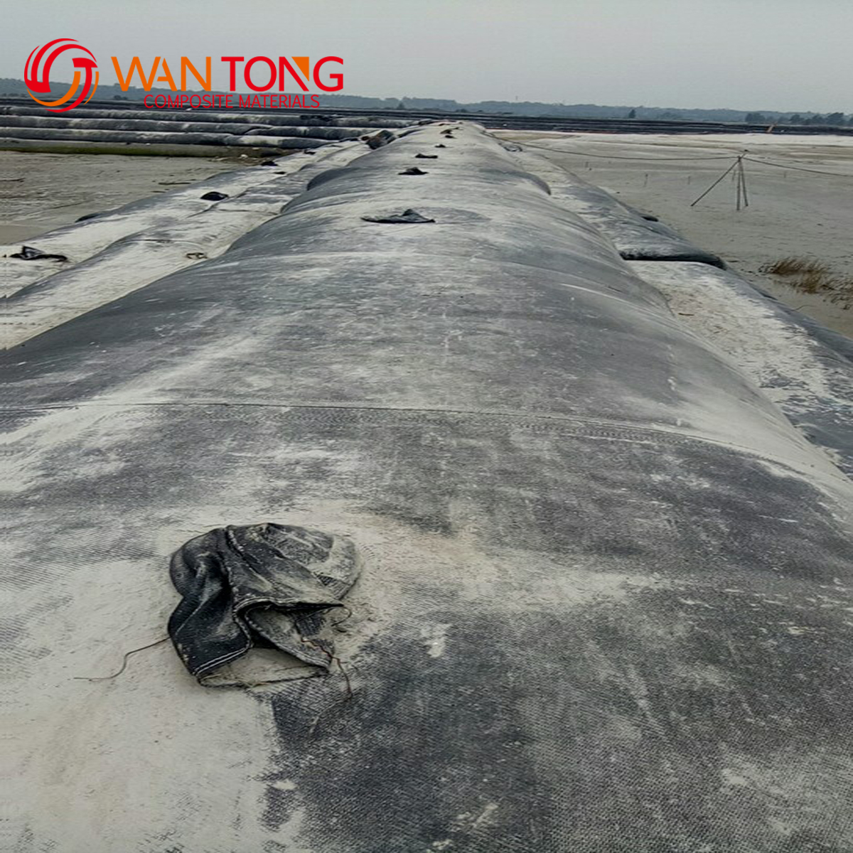 High Tenacity PP Woven Geotextile Bag Superior Performance for 30m Length Geotube