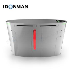 Quality Oval Wing Pedestrian Turnstile Gate For Office Buildings / Hotels wholesale