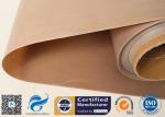 Brown Food Grade PTFE Coated Fiberglass Fabric 0.16mm 6mil