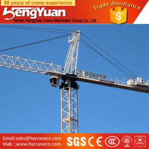 Quality QTZ80 series 6013 price of tower crane free standing height wholesale