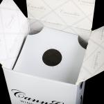 250g Wine Bottle Gift Box Collapsible Artpaper Single Champagne Whisky Alcohol
