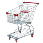 210 Ltr Swivel Metal Grocery Cart With Wheels Shopping Trolley For Luxury