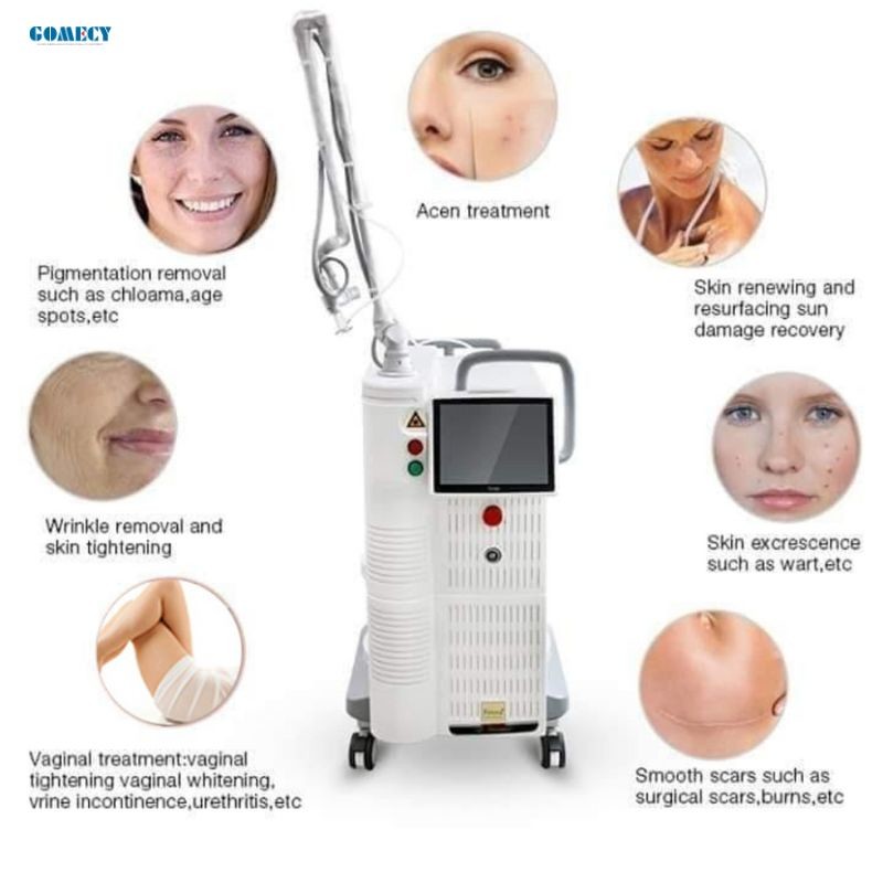 CO2 Fractional Laser Scar Removal Machine For Skin Repair Clinics With High Power Energy Output And Cooling System