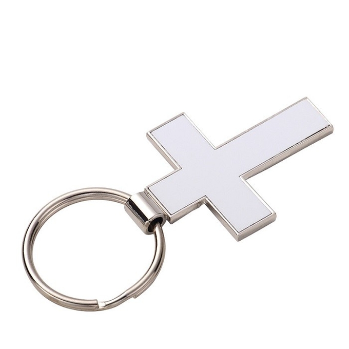 Sublimation Cross Easter Key Ring Sublimation Personalized Memorable Gifts