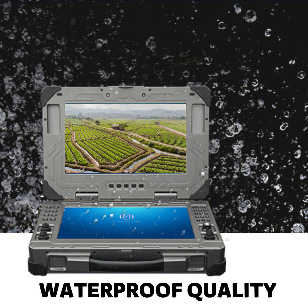 HXDRL-13D-75U 13.3 Inch LCD Double Screen 1920*1080 Resolution UAV Ground Station Terminal System