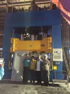 Quality 1500 Ton Hydraulic Press Machine , SMC Moulding Press PLC Controlled wholesale