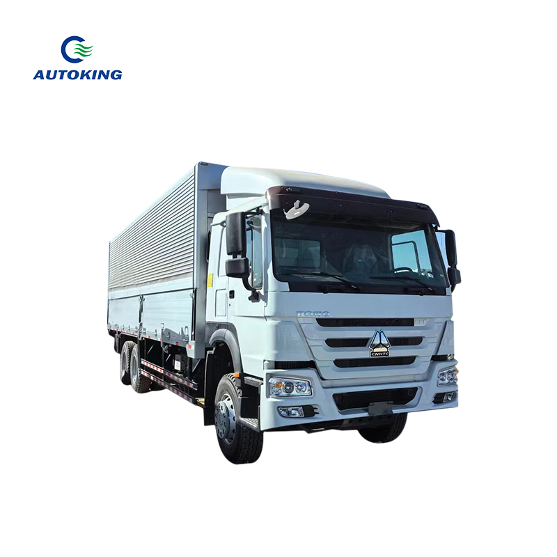 2024 6x4 380Hp HOWO Cargo Truck Van Medium Sized Cargo Heavy Truck
