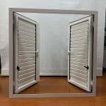 Chinese Accessories Aluminum Louver Window With Powder Coating Frame