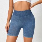 Peach yoga shorts women summer thin high-waisted hip-lifting tights Europe and
