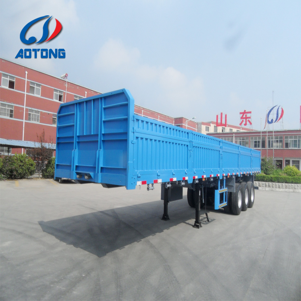 Heavy Load Gooseneck Lowboy Semi Trailer for Excavator Transport 3 Axles 4 Axles 12m 15m