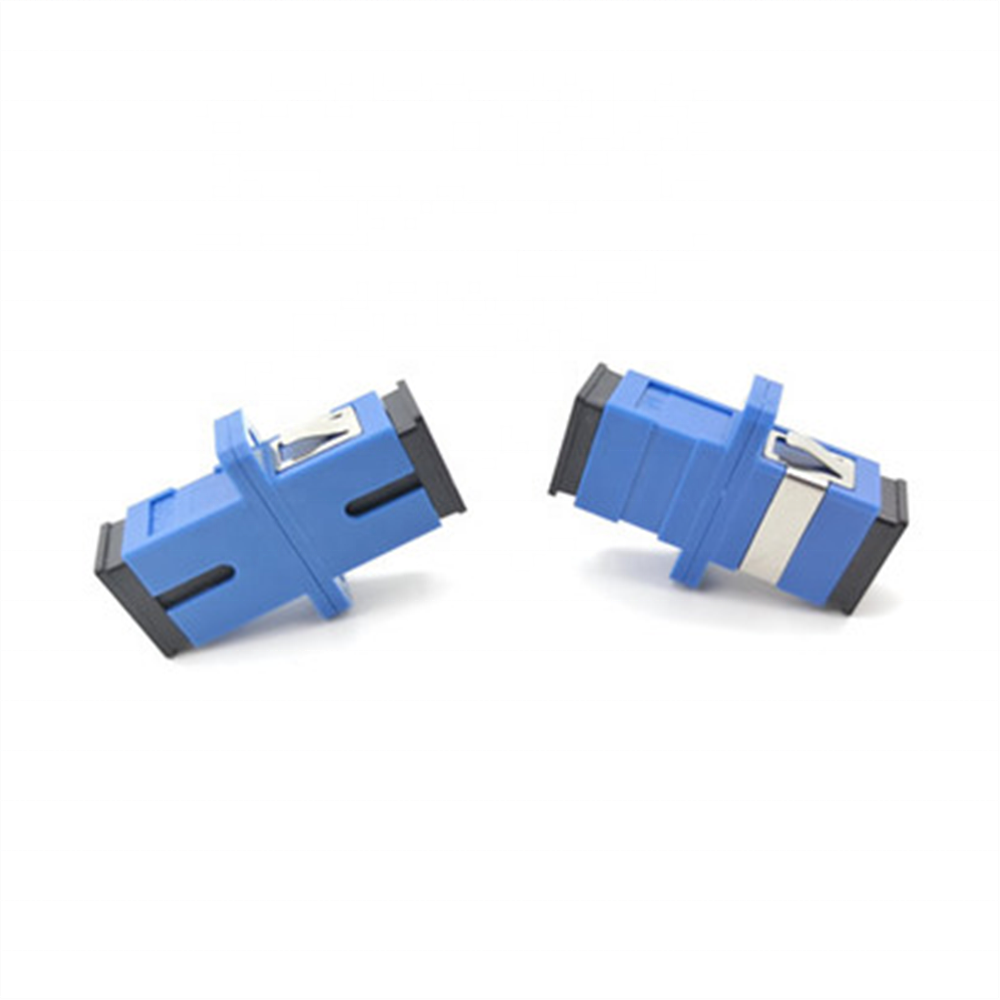 Hot sale high quality Plastic SC simplex fiber optic adapter