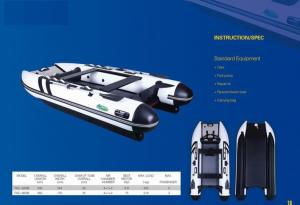 Quality 3.6M Inflatable Tender Catamaran With Airmat Floor In Pvc Tube Less Weight wholesale