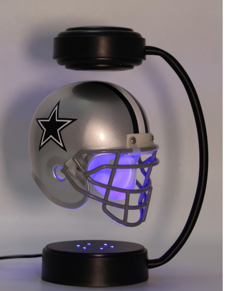 PA-0941 new magnetic levitation hover helmet ,floating sport helmet display rack