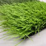 Resilient Synthetic Turf Football Field , S Shape Polyethylene Artificial Turf