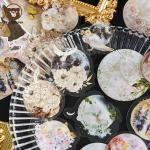 Vintage Plant Gilded PET Sticker Aesthetic Planning Sticker DIY Handmade