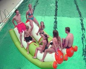 Quality Interesting Inflatable Water Sports , Adult Seesaw Pool Float wholesale