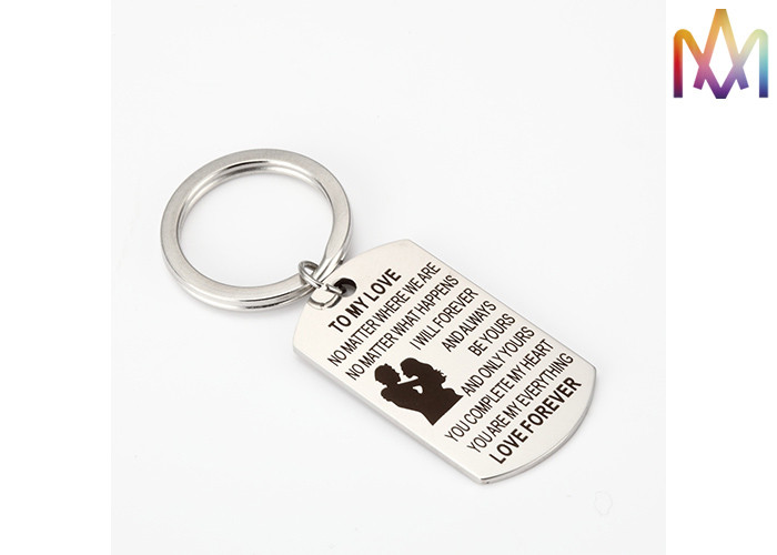Multicolor Hypoallergenic SUS304 Custom Shaped Keychains