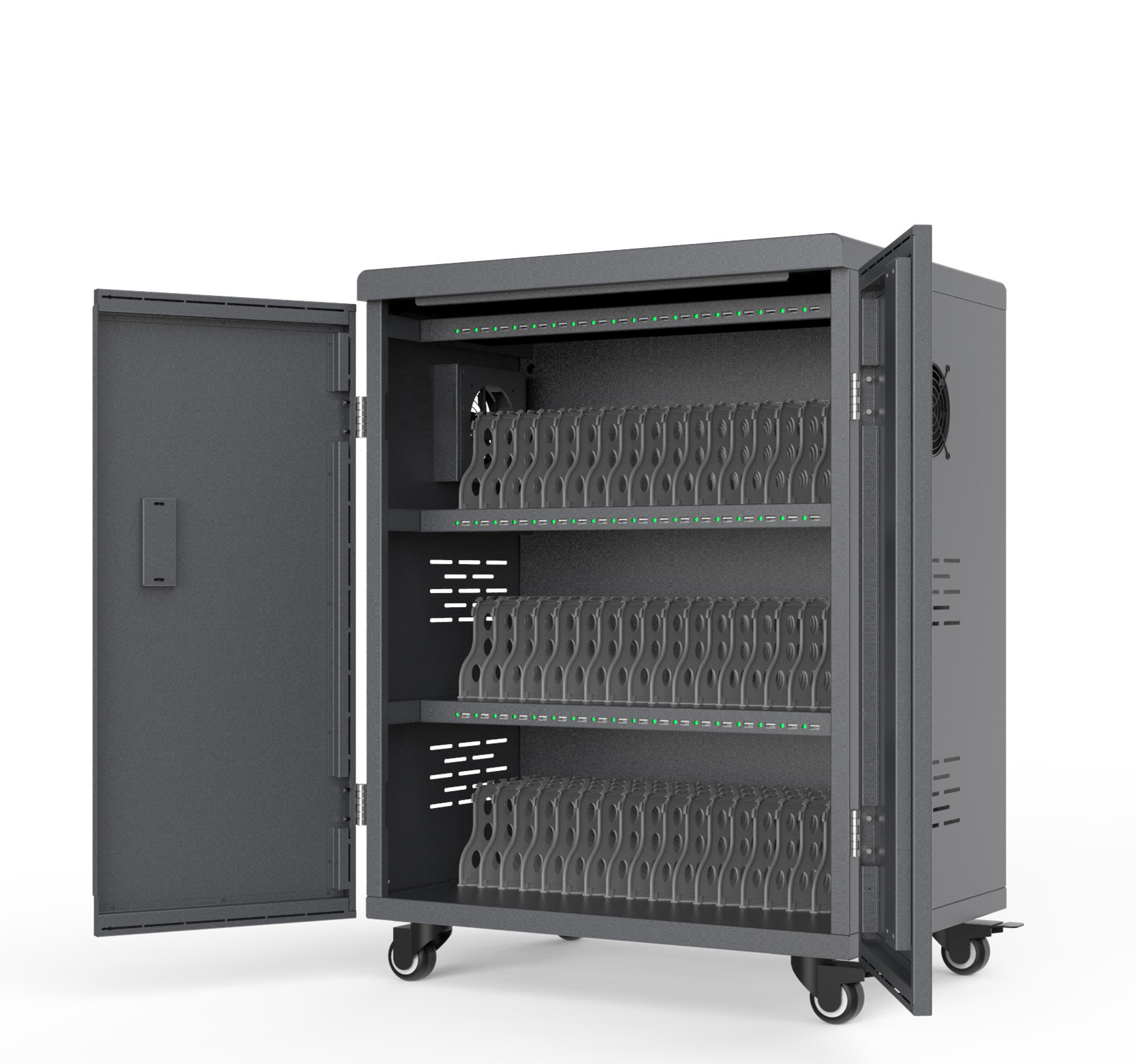8S Multiple Chromebook Ipad Charging Station Lockable 1105MM