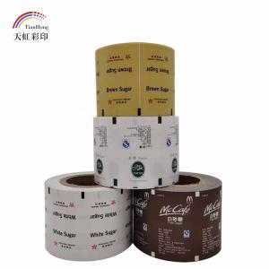 Quality PE Coated Film Paper For Sugar Tube Sweetener Sachet Packing In Customized Color wholesale