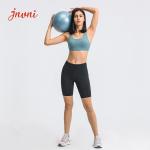 Strappy Sports Bra For Women Sexy Crisscross Back Adjustble Button Yoga Running
